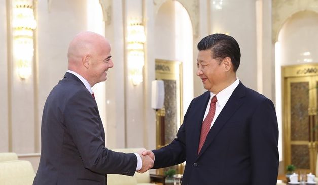 FIFA President Gianni Infantino meets President of People’s Republic of China Xi Jinping